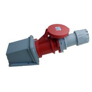 Industrial Socket and Plug Surface Mounted 220-240 V – 63A 5-Pin – Red - Online supplier in Pakistan