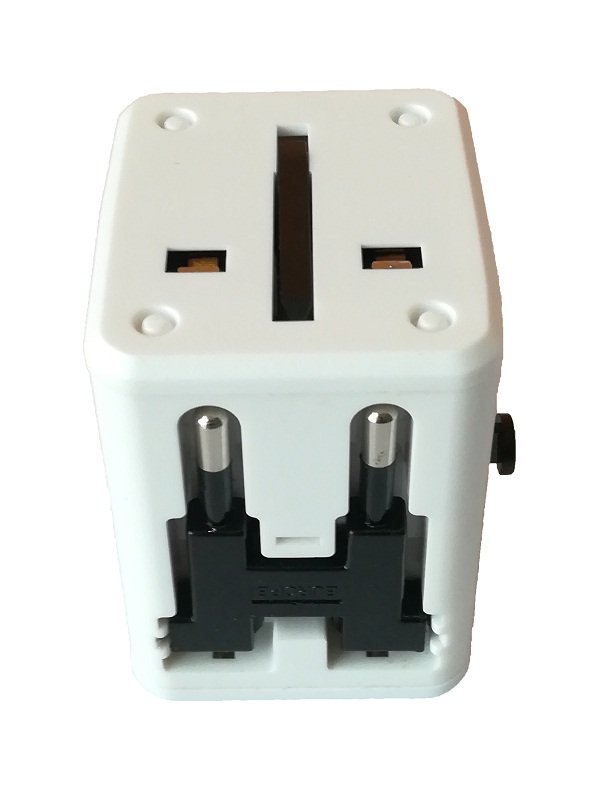 TRAVEL UNIVERSAL ADAPTER EU US PLUG 2 USB 3 PIN HIGH QUALITY 4 TRAVEL UNIVERSAL ADAPTER EU US PLUG 2 USB 3 PIN HIGH QUALITY - Image 4