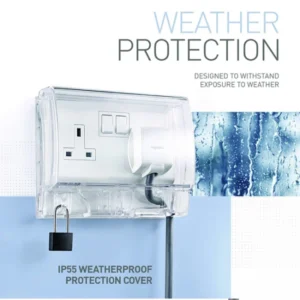 Clopal IP55 Weatherproof Socket Protection Cover