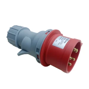 Industrial Plug 220-240 V – 32A 5-Pin – Red - Online dealer in Pakistan