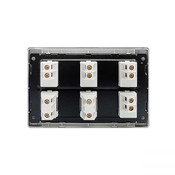 Clopal Flatty Series 4 switch + 2 socket Superior Quality 4 Clopal Flatty Series 4 switch + 2 socket Superior Quality - Image 4