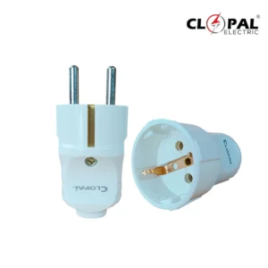 Clopal Male & Female Electrical Plug Adapter