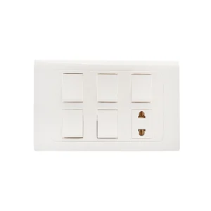 typer 5 switch 1 socket