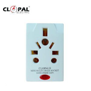 Travel Adapters 7 Clopal 5A 3 Pin Multi Plug & Socket with Fuse Protection - Online available in Pakistan