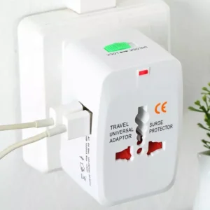 Travel Adapters 12 Multi Functions USB Adapter All in One Universal Worldwide Travel Wall Charger With 2 USB Ports. Online in Karachi, Pakistan