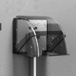 waterproof cover heightened socket waterproof cover sliding cover bathroom leakage switch anti-splash box water heater protection leak cover
