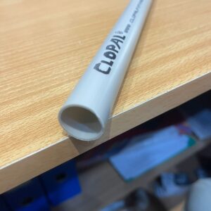 clopal pvc conduit pipe for electrical use.