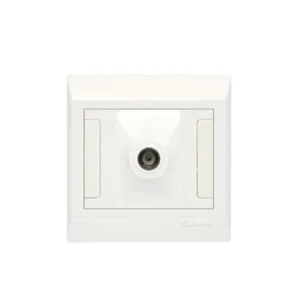 1 TV sheet Ideas White Clopal, for homes and offices. High quality switches in Karachi.