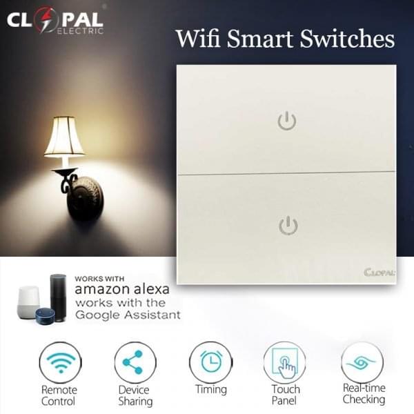 Clopal 2 Gang Smart Touch Switches 1 Clopal 2 Gang Smart Touch Switches